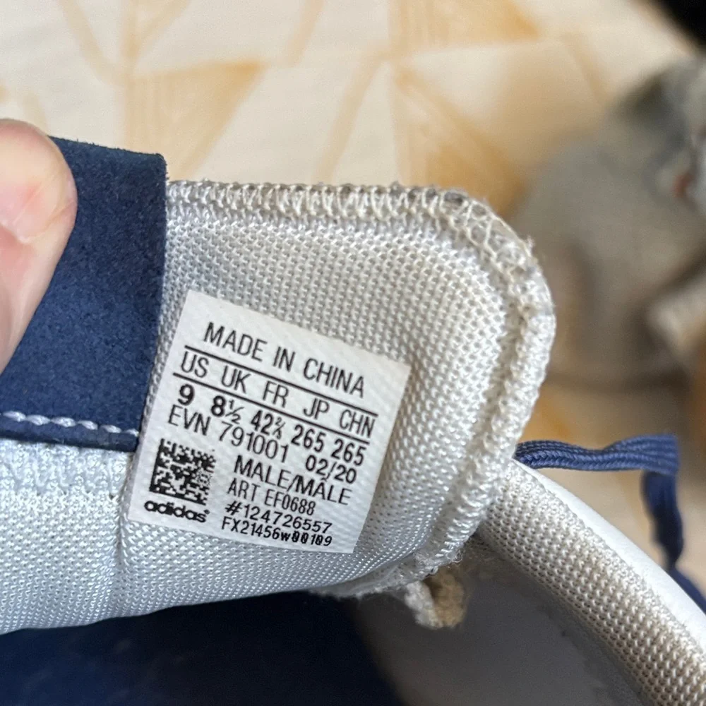 adidas Light Gray and Blue Hybrid Golf Shoes size 9 - Picture 7 of 7